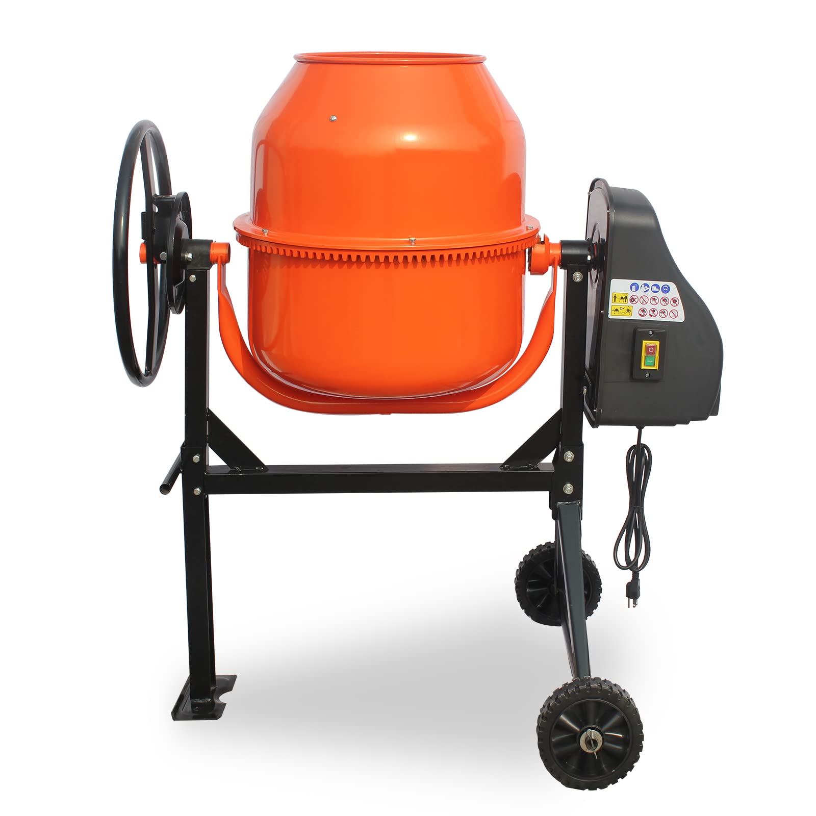 Oarlike Electric Concrete Mixer 4.2 Cu Ft Portable