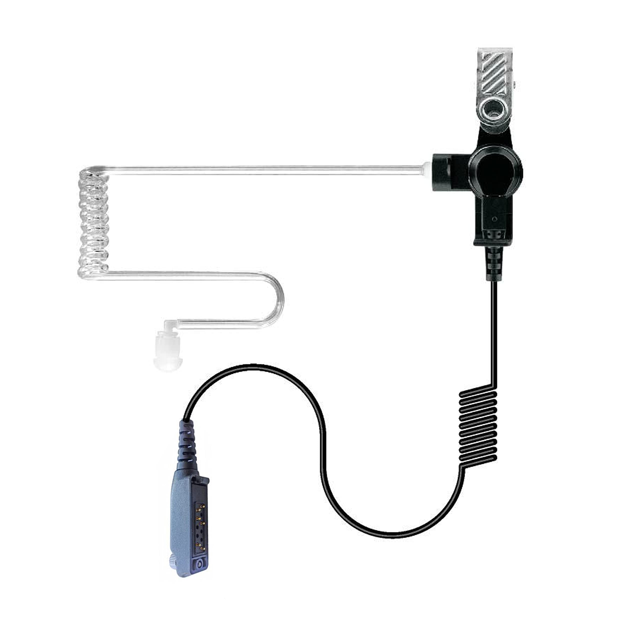 Covert Listen only Receive only Earpiece Compatible with Sepura STP8000 STP9000 Multipin Radio