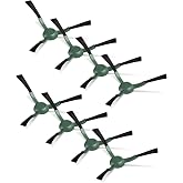 E-HAO Edge Brush for iRobot Roomba 100/1000/104/105/105x/106/205/405/505 | 8 Pcs Corner Bush for Essential/Q0/Y0/Rcc-y1/Rcc-y2/505x/506/507 Series. ABS Nylon, Deep Clean, Washable High-density bristle
