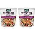 Fresh Gourmet Wonton Strip Garlic Ginger 3.5 Ounce (Pack of 2)