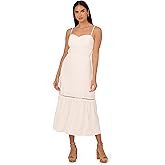 Adrianna Papell Women's Midi Dress with Trim
