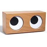 MENG ZHI AO Desktop Big Eyes Clock Rotating Eyes