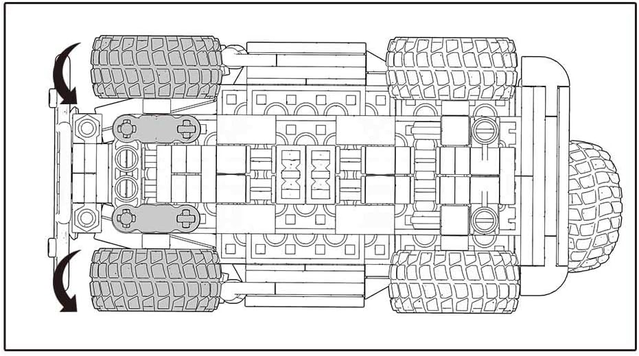 Sluban Jeep 253 Pieces, Mehrfarbig, Medium - Image 5