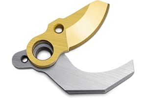 T TOVIA Electric Pruning Shears Blade, Pruner Blade Heavy Duty&Rust Resistance SK5 Carbon Steel Only Applicable Lower Upper Together
