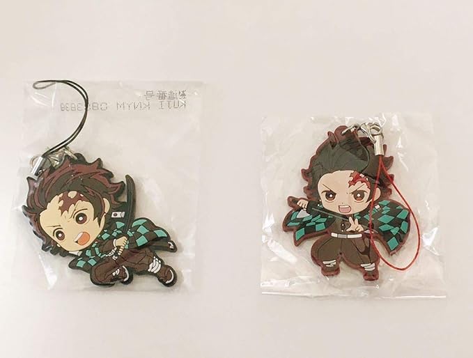 Amazon 鬼滅の刃 あそーと B賞 竈門 炭治郎 ラバーストラップと 無限列車編 G賞のセット たんじろう ガシャポンくじ ラバスト アイドル 芸能人グッズ 通販