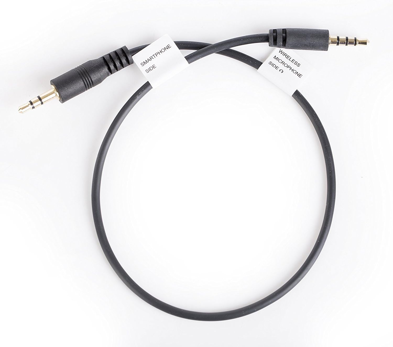 MovoCFP-1 3.5mm TRS (Male) Microphone/Headphone Input Jack to TRRS (Male) Smartphone Adapter for iPhone, iPad & Android