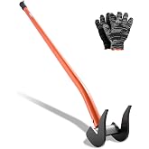 VEVOR Pallet Buster Tool, 50 Inch Carbon Steel Handle Wrecking Pry Bar, 2000 lbs Weight Capacity, Heavy Duty Deck Board Removal Tool, Breaker Bar for Flooring, Framing, Roofing, Trim, Drywall