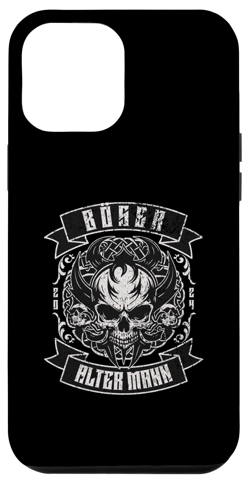 iPhone 14 Plus Bad Old Man Nordmann Skull Dad Grandpa Viking Case