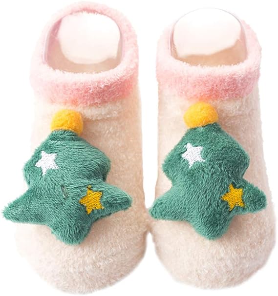 Laat Chaussettes Bebe Filles Bebe Hiver Chaude Chaussette De Noel Motif Mignon Chaussettes Antiderapants Pour Bebe Fille Garcon S Amazon Fr Vetements Et Accessoires