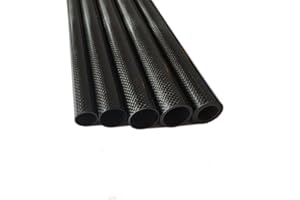 Abester 1 Piece ID 48mm x OD 50mm x 1000mm Carbon Fiber Tube 3K Glossy Wing Tube/Quadcopter Arm