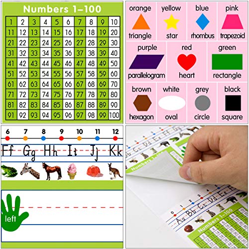 3 Traditional+Manuscript+Nameplates+Adhesive+Students