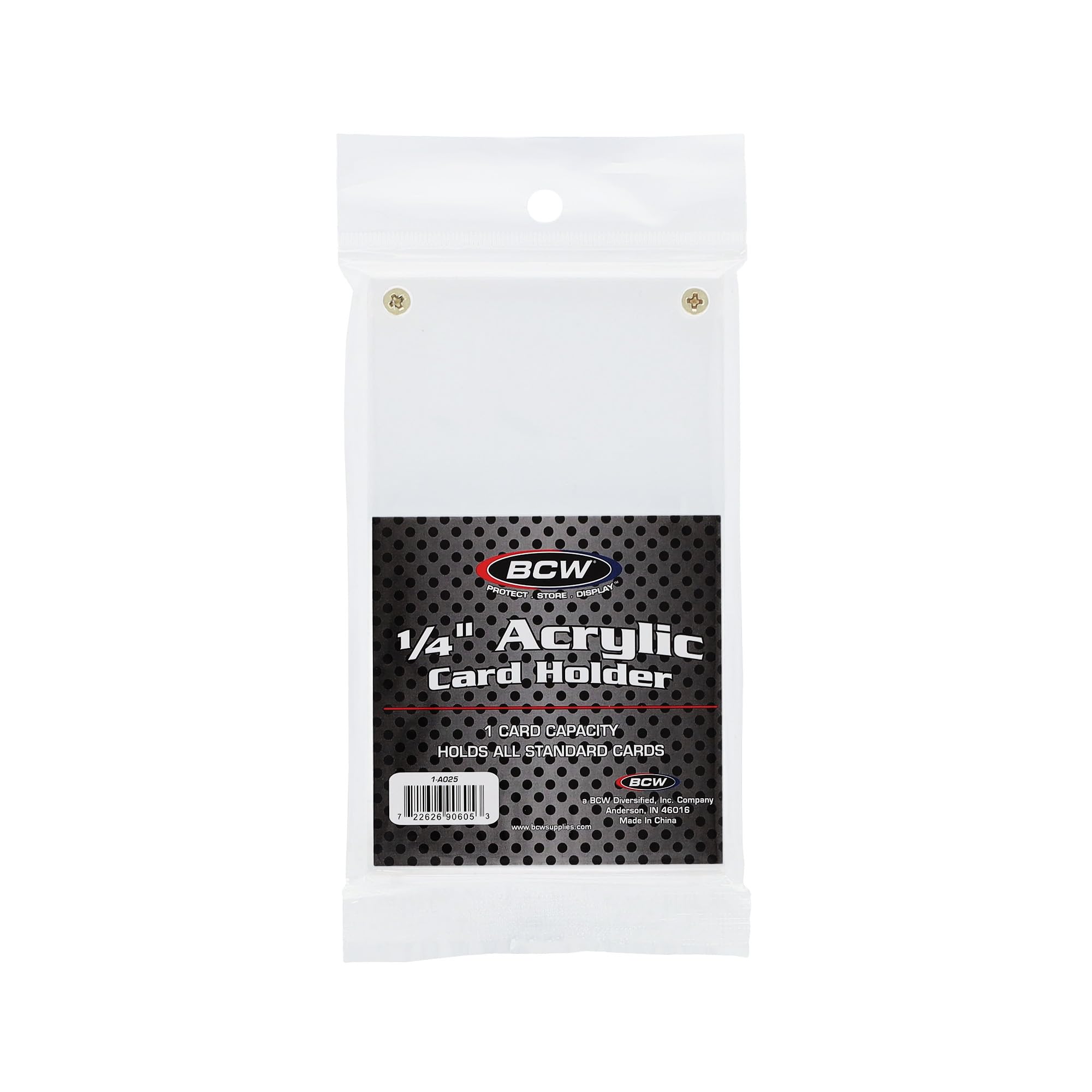 BCW Card Sleeve, 1/4 Inch Acrylic with UV Protection, Ideal for Baseball & Other Sports Cards