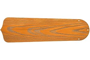 Craftmade B552S-OLOK Outdoor Standare All-Weather Fan Blades Replacement 52-Inch, Light Oak, Set of 5