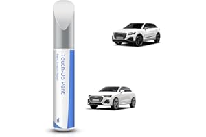 PARTS4EV LS9R/2Y Glacier White Metallic Touch Up Paint Compatible with Audi Exact Match Chips and Nicks Touch Up