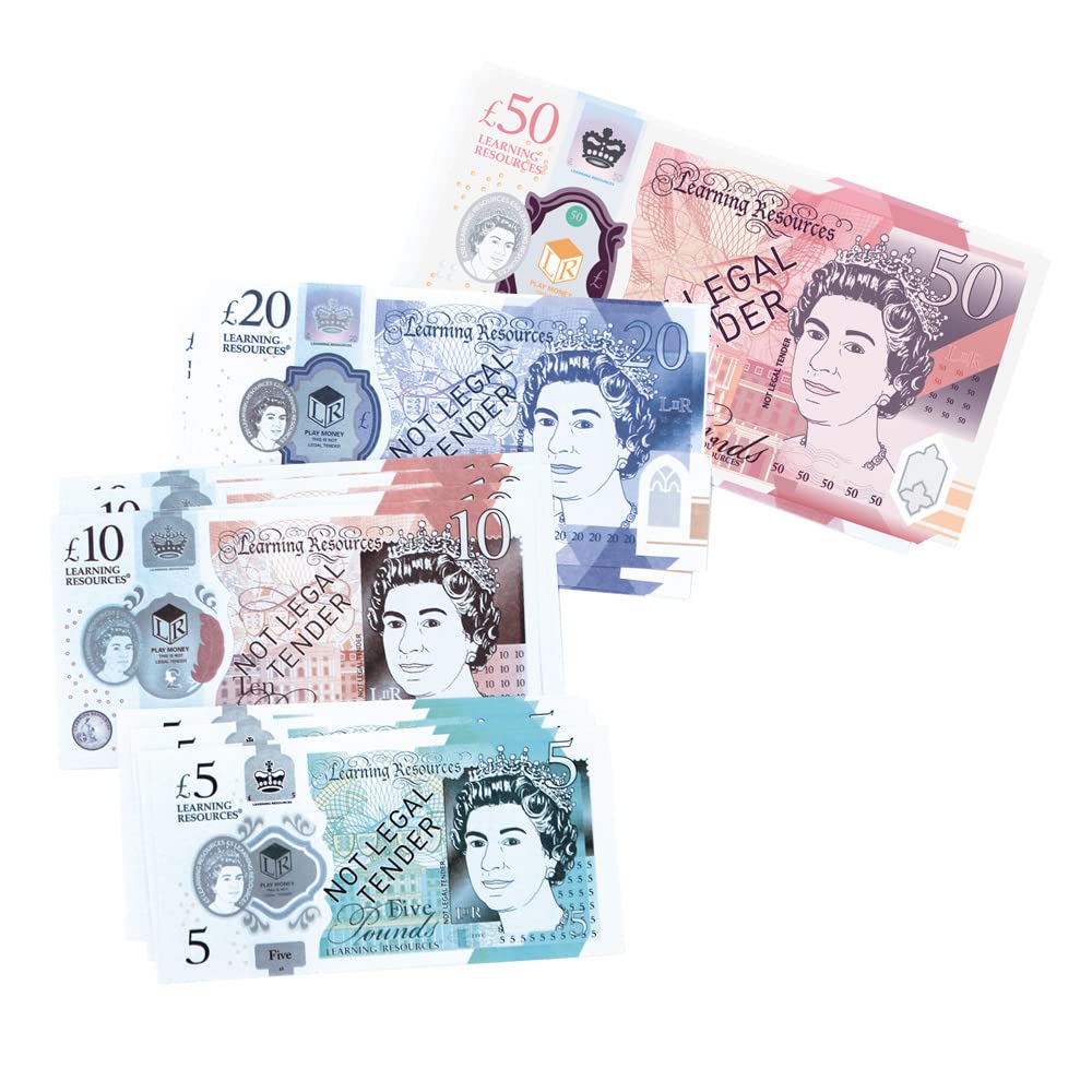 Learning Resources UK MONEY SET (50 NOTES) — image 1