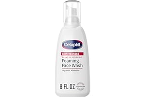 Cetaphil Redness Relieving Foaming Face Wash For Sensitive Skin, 8 Fl Oz, Gently Cleanses & Calms Sensitive Skin Without Over Drying, (Packaging May Vary)
