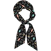 FYQZVI Purse Scarf Handbags For Women Scarfs Bags Band Hair Neck Scarves Silky Long Thin Satin Headscarf Fashion