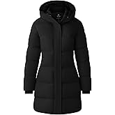 wantdo Women's Winter Coats Long Puffer Parka Jacket with Hood