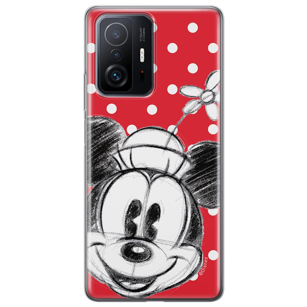 ERT GROUP mobile phone case for Xiaomi 11T 5G / 11T PRO 5G original and officially Licensed Disney pattern Minnie 009 optimally adapted to the shape of the mobile phone, case made of TPU