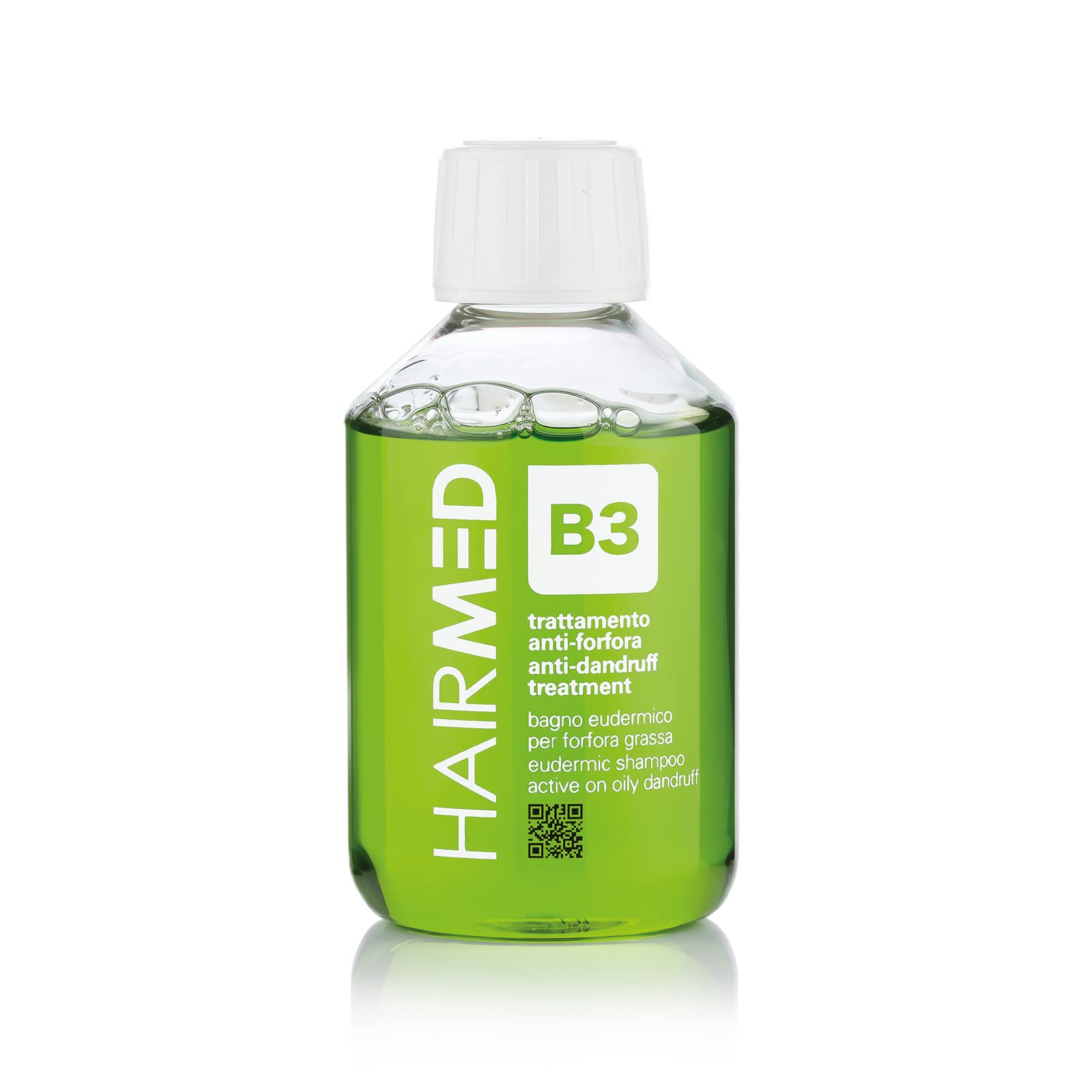HAIRMED - B3 Anti-Dandruff Professional Shampoo - Contrast Dandruff and Sebum Production, Ideal for Seborrheic Dermatitis - 200 ml