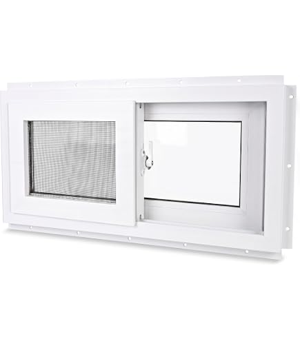 34x23in Horizontal Sliding Window White Frame 86x58cm for Houses