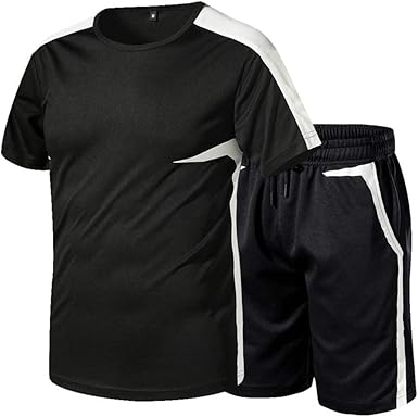 Shorts tracksuit set mens Clearance