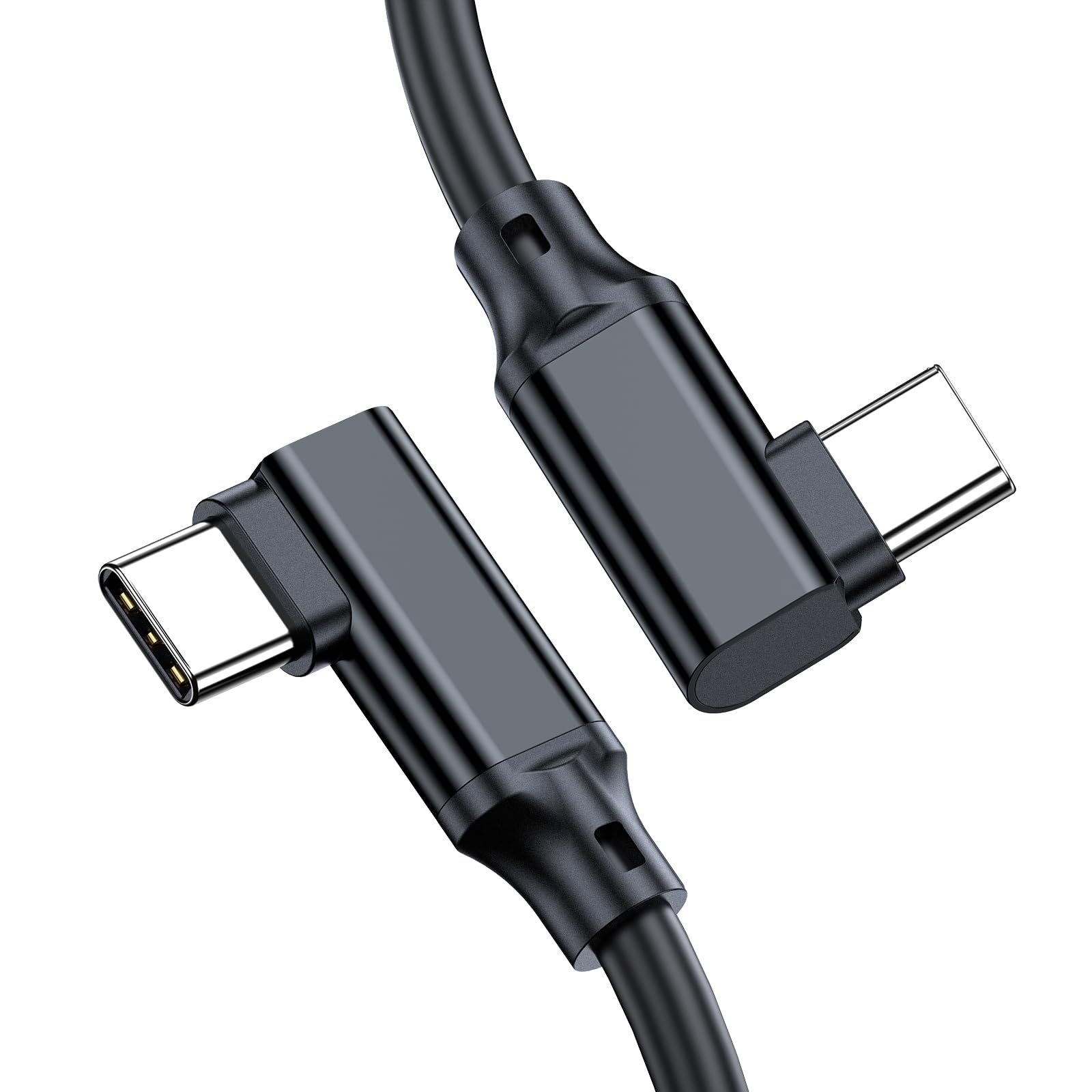 Photo 1 of USB C to USB C Cable 3.3FT,TYPEC 3.1 GEN2,Right Angle USB C 3.2 Gen 2 20Gbps Cable 4K@60Hz UHD Video Monitor Cable 100W PD Fast Charging Cable.for Oculus Quest, MacBookPro,AR,Switch,Phone 15,Laptops