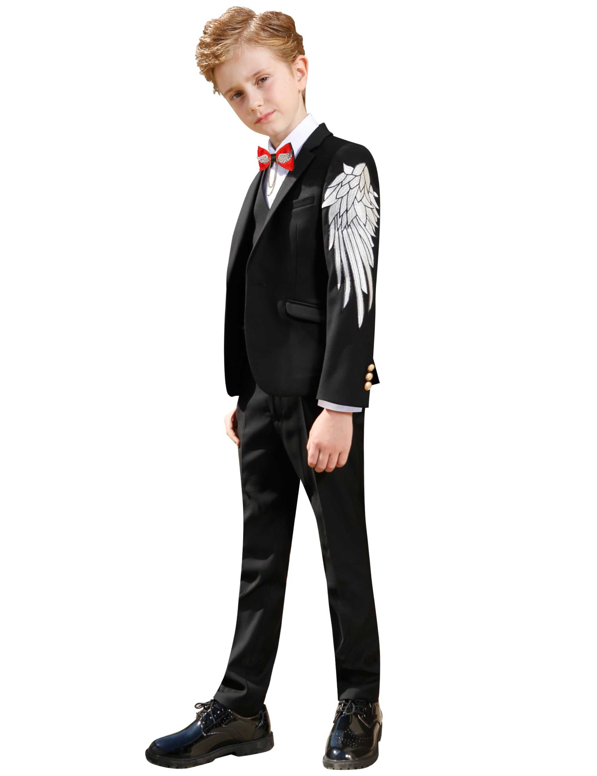 View 1 of (see images) Marvelous World Boys Tuxedo Suit Set Size 18