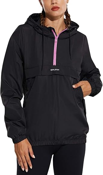 ladies half zip waterproof jacket