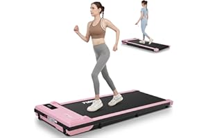 FUNMILY Walking Pad,Under Desk Treadmill,2024 Upgrade 2.5HP Treadmills for Home/Office with 300 lbs Weight Capacity,2 in 1 Portable Walking Treadmill with Remote Control LED Display