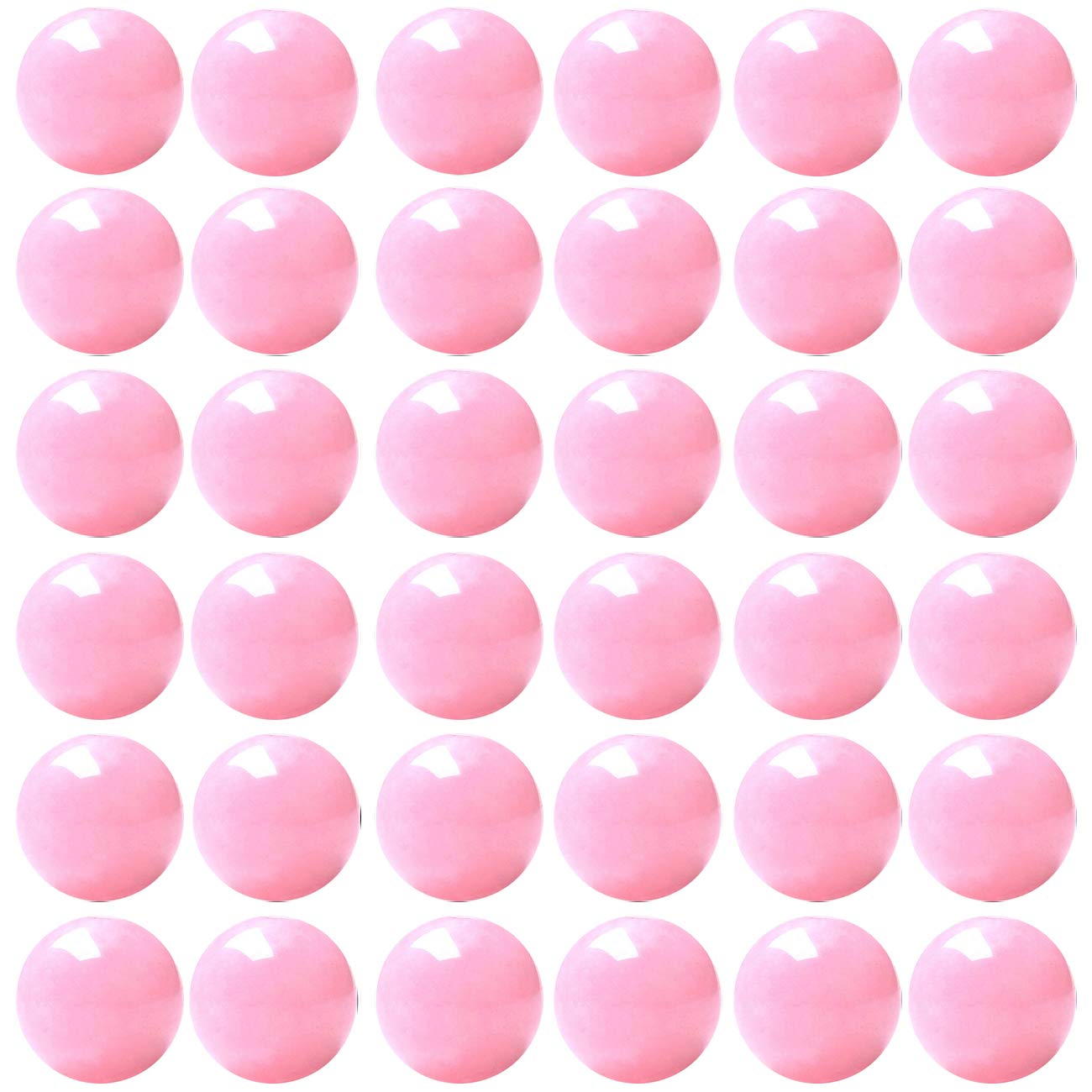 Natural Stone Beads 100pcs 6mm Rose Quartz Round Genuine Real Stone Beading Loose Gemstone Hole Size 1mm DIY Smooth Beads for Bracelet Necklace Earrings Jewelry Making (Rose Quartz, 6mm)