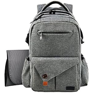 Hap Tim Multifunction Large Baby Diaper Bag Backpack W Stroller StrapsInsulated...