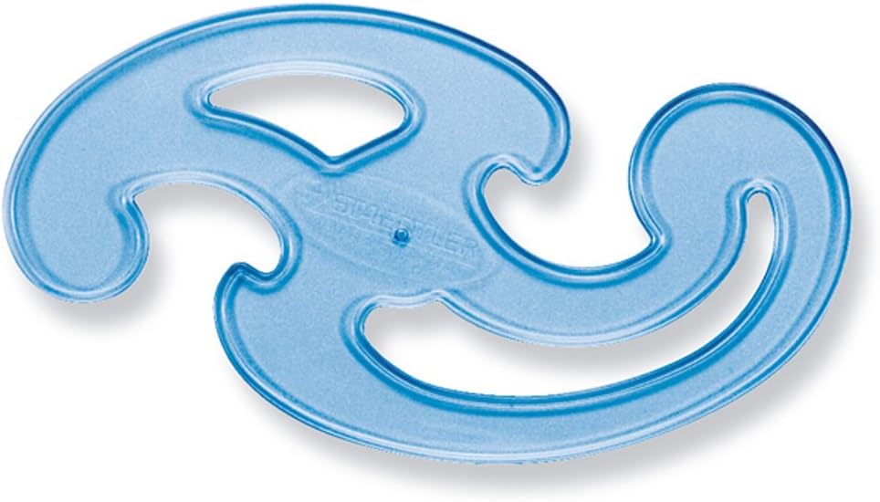 Staedtler Mars 571 Set of 3 Shapes of French Curves, 57140WP : Technical Drawing Templates : Office Products