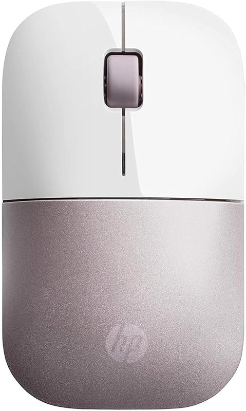 Z3700 - Ratón Inalámbrico (1200 PPP, 3 Botones y Rueda de Desplazamiento, Batería 16 Meses de Duración, Tecnología LED, USB y Windows), Color Blanco y Rosa