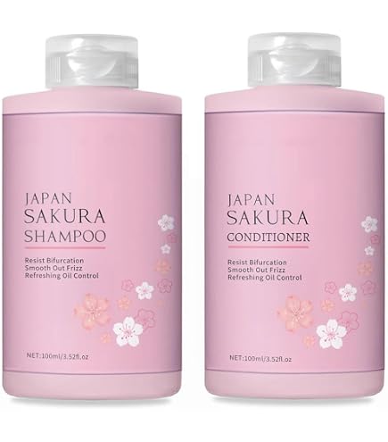 Amazon.com : Sakura Shampoo + Conditioner Set, Japanese Shampoo