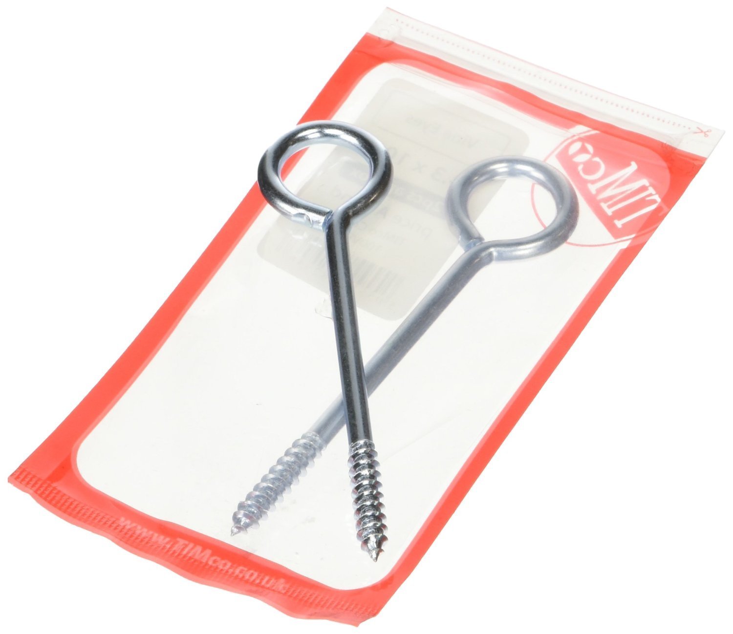 TIMCO Screw Eyes Silver - 30mm