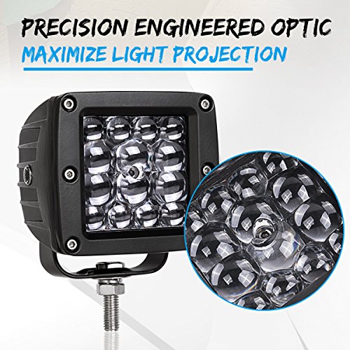 Swatow Industries LED Cube Lights 2PCS 84W Osram Quad Row 3 Inch LED Pod Lights Off Road Spot Beam Driving Lights Fog Lights Square Work Lights for Truck Offroad SUV ATV UTV Motorcycle Boat - Thumbnail 2