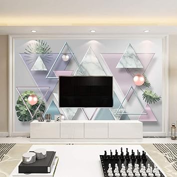 Sala De Estar Minimalista Moderna Tv De Fondo Pintura De Pared