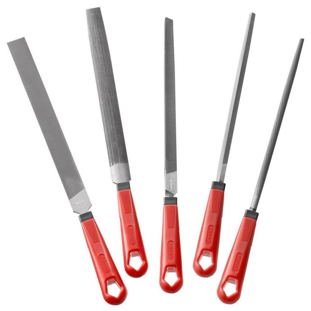 FACOM LIM250EM.J5 Second Cut File, 250 mm Long, Pack of 5