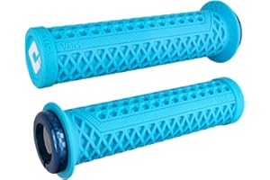 OLD DUTCH INTERNATIONAL ODI Vans V2.1 MTB LockOn Grips Lock On Light Blue w/Checker Clamp 130mm
