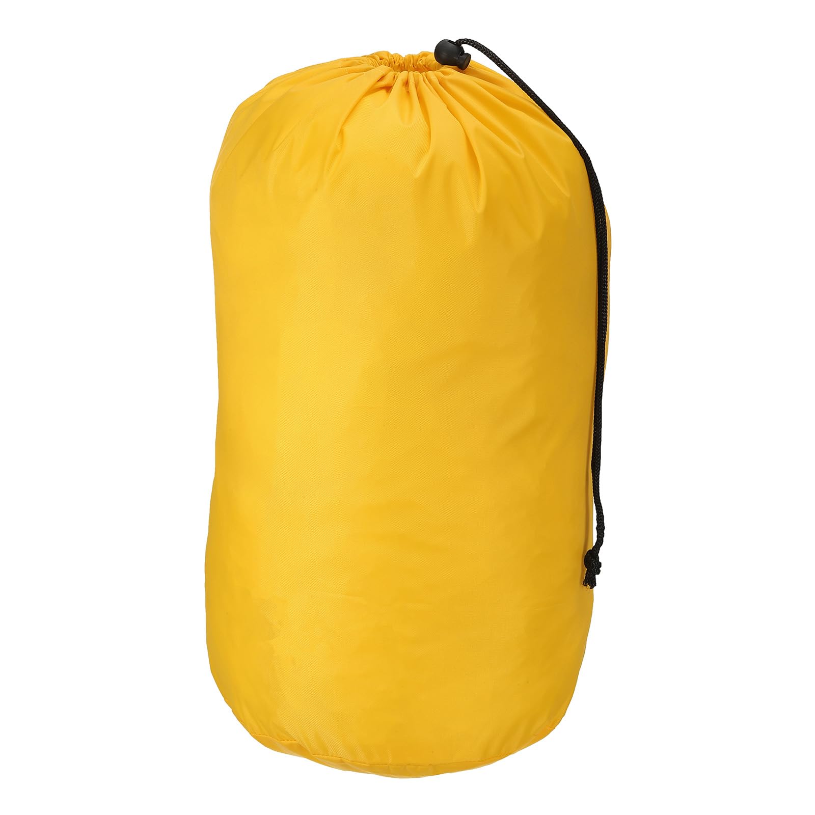 PATIKIL Stuff Sack, 9 x 16 Inch Waterproof Outdoor Storage Sack Portable Drawstring Dust Flap Bag for Camping, Yellow