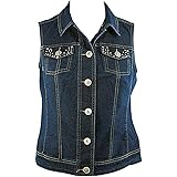 baccini white denim jacket