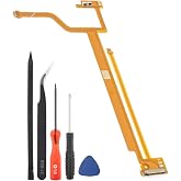for Nintendo 3DS XL Volume Button Ribbon Flex Cable for Nintendo 3DS XL/3DS LL Volume Key Flex Cable Replacement Accessories Parts with Repair Tools