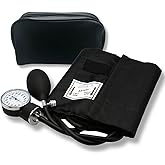 HCS Extra Large Blood Pressure Cuff, Manual Blood Pressure Cuff Arm, XL BP | Large Adult Aneroid Sphygmomanometer, Medical Grade Monitor, Home Use, Elderly Care, w/ Carrying Case