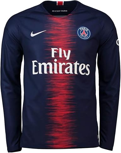 psg white long sleeve jersey