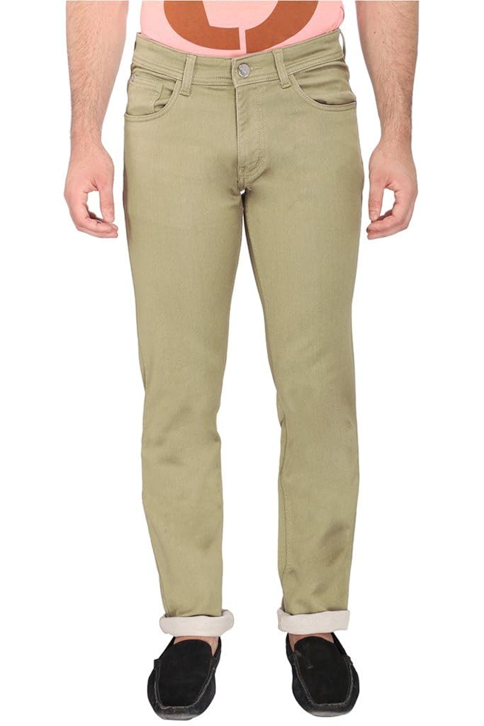 green khaki jeans