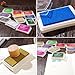 12 Color Craft Ink Pad Rubber Stamps Partner Set Washable for Stamping Teachers Kids Baby Prints Scrapbooking Fingerprinting Card Making