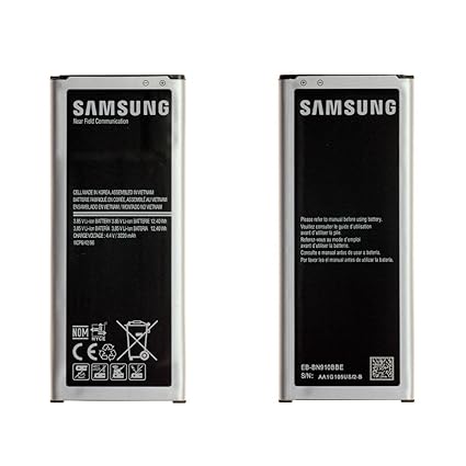 Original Samsung Ersatz akku EB-BN910BBE kompatibel mit Samsung Galaxy Note 4 (N910F / N910T / N910C) Großverpackung ohne Kar