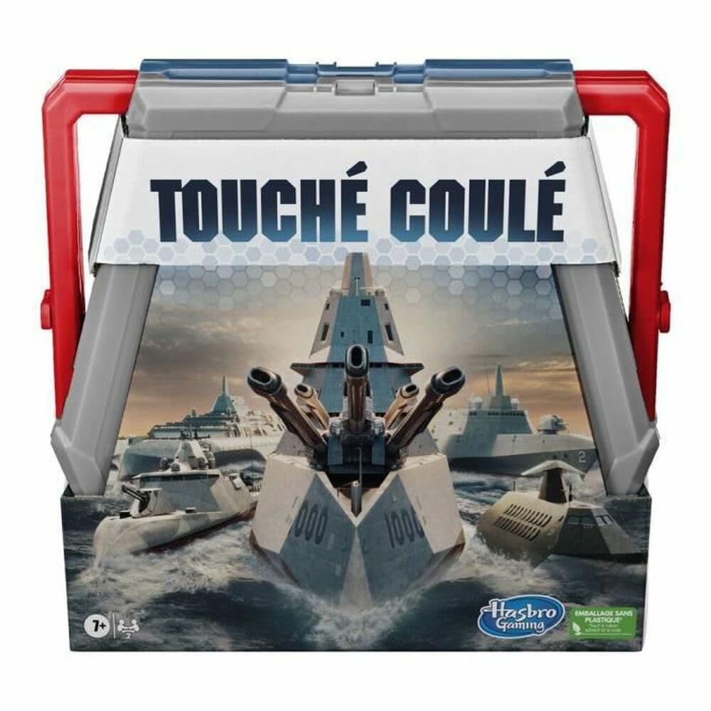 Hasbro Gaming Cast Touchdown, Naval Battle Strategy Game for Kids, from 7 Years, for 2 Players