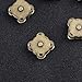 WINOMO 10 Sets of 15mm Sew in Magnetic Bag Clasps for Sewing (Bronze)